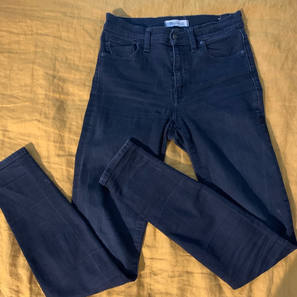 Madewell black skinny jeans